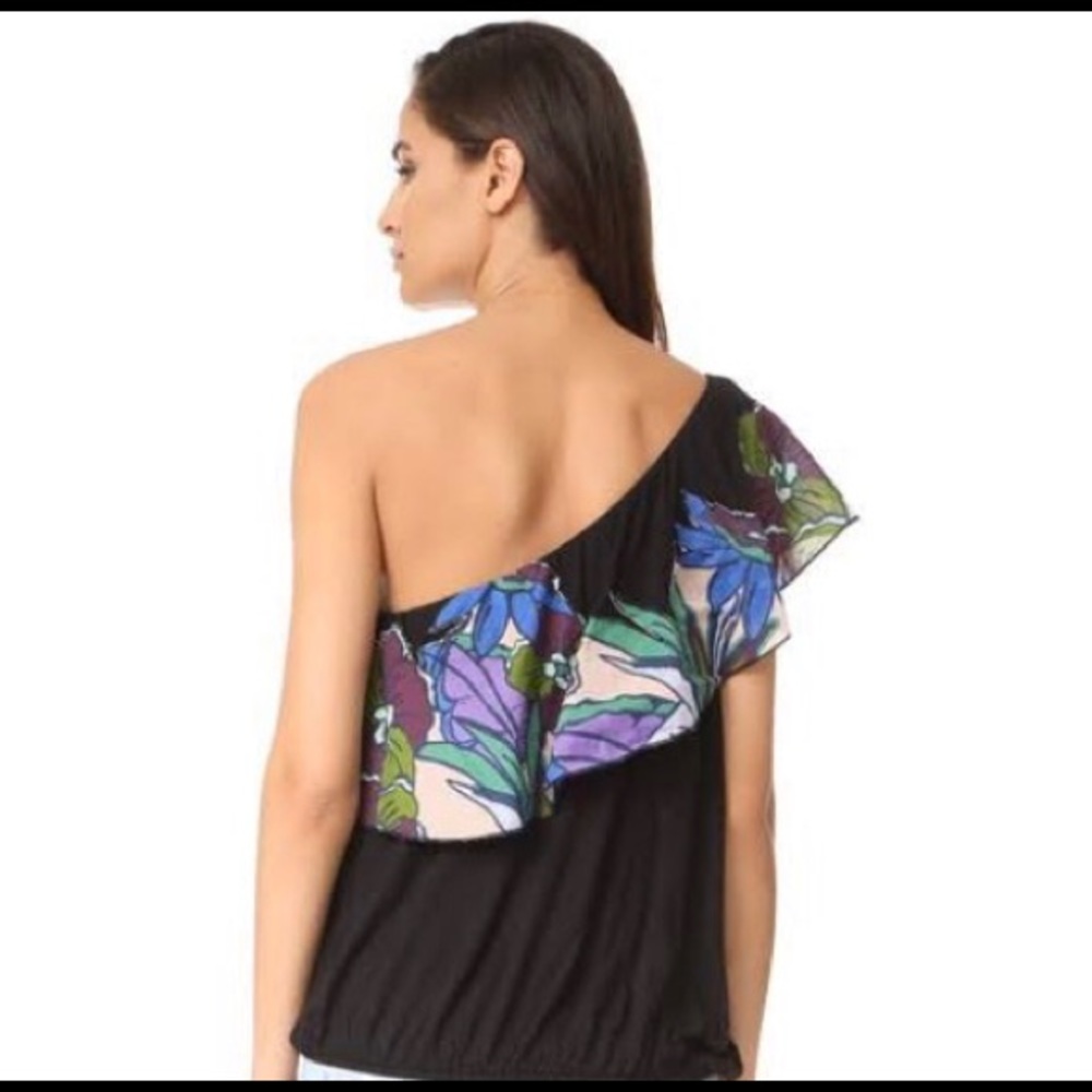 Free People One Shoulder Raffle Sleeve - Picture 3 of 8